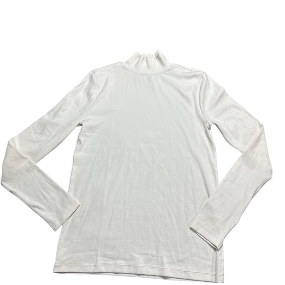 LOFT Ribbed Mock Neck Top - Picture 7 of 7